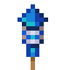 Blue Firework Rocket