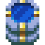 Blue Glass Pedestal